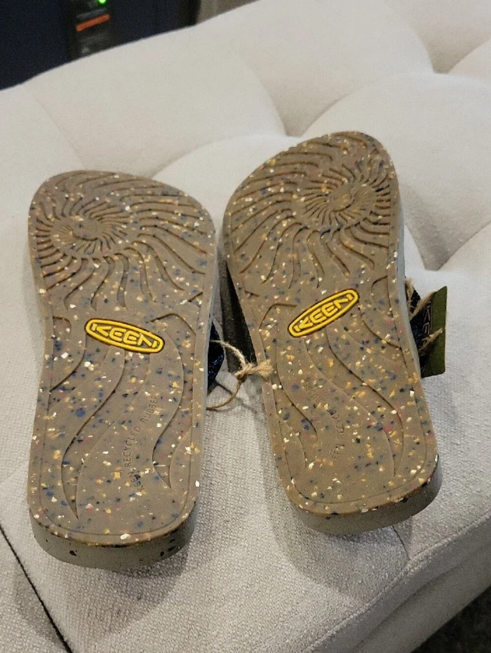 Keen Men's Flip Sandals with Navy/Black Straps